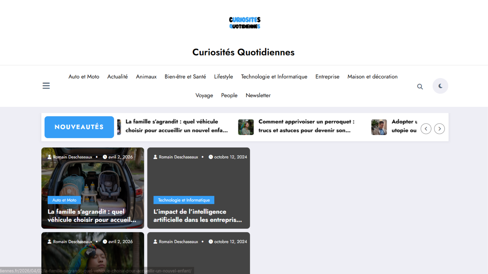 Curiosites Quotidiennes